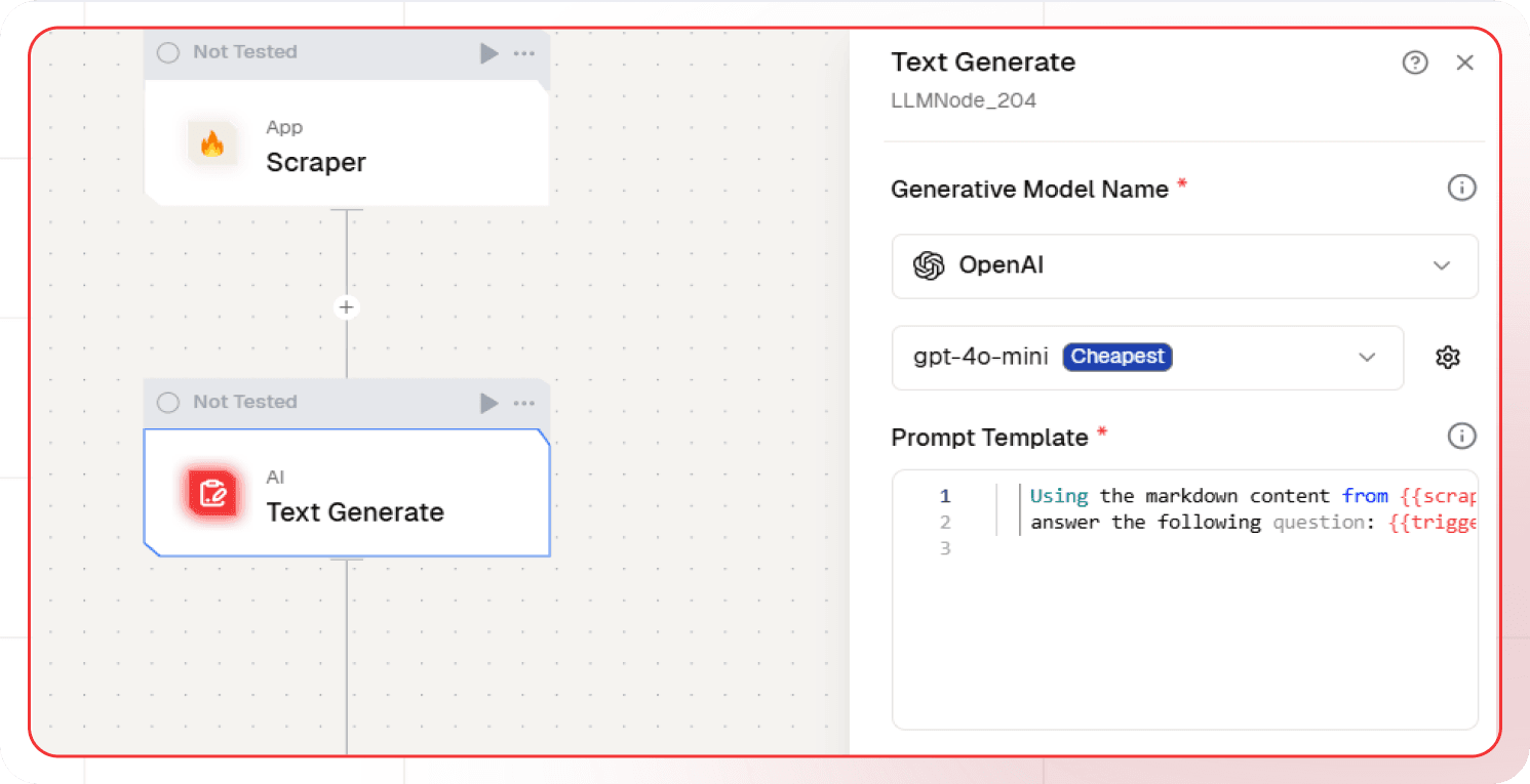 Node Text Gen