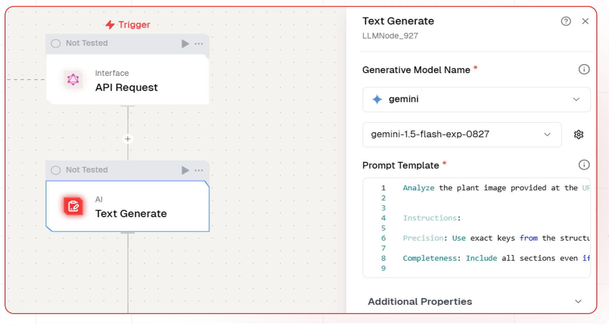 Node Text Gen