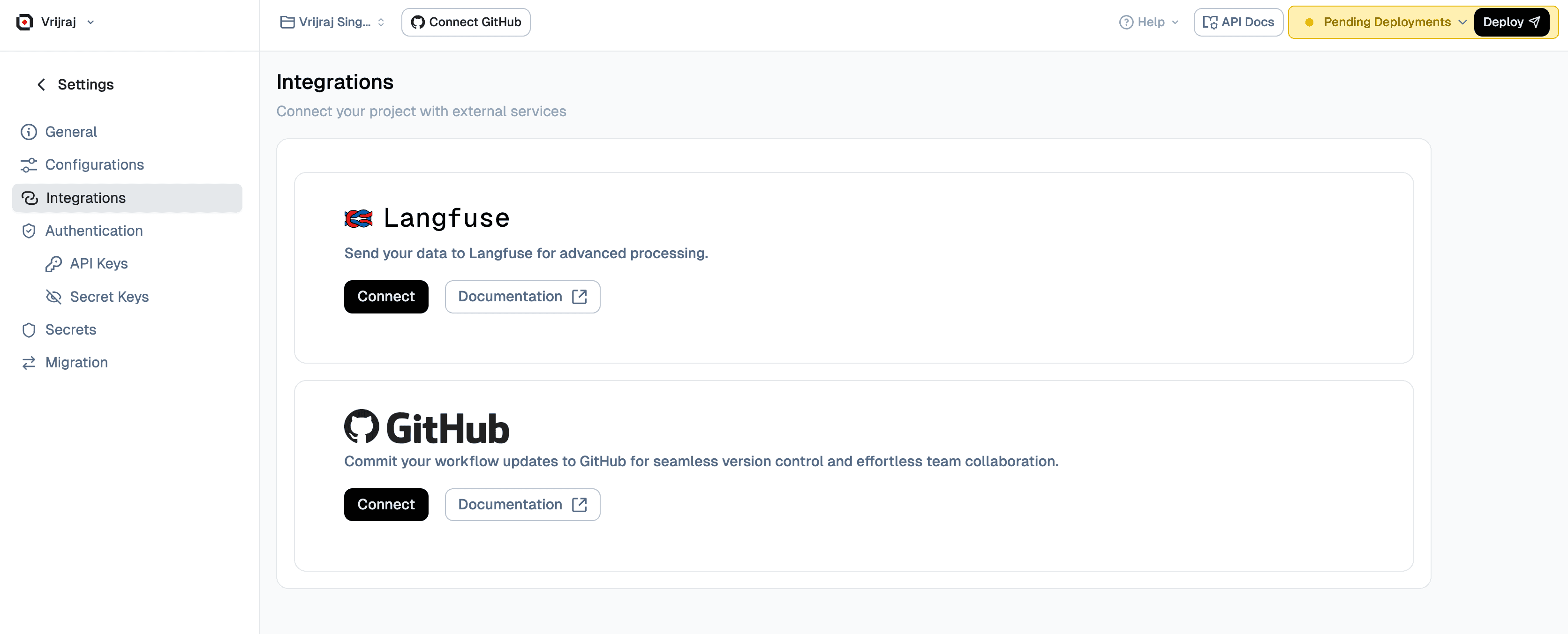 Version Control Sidebar