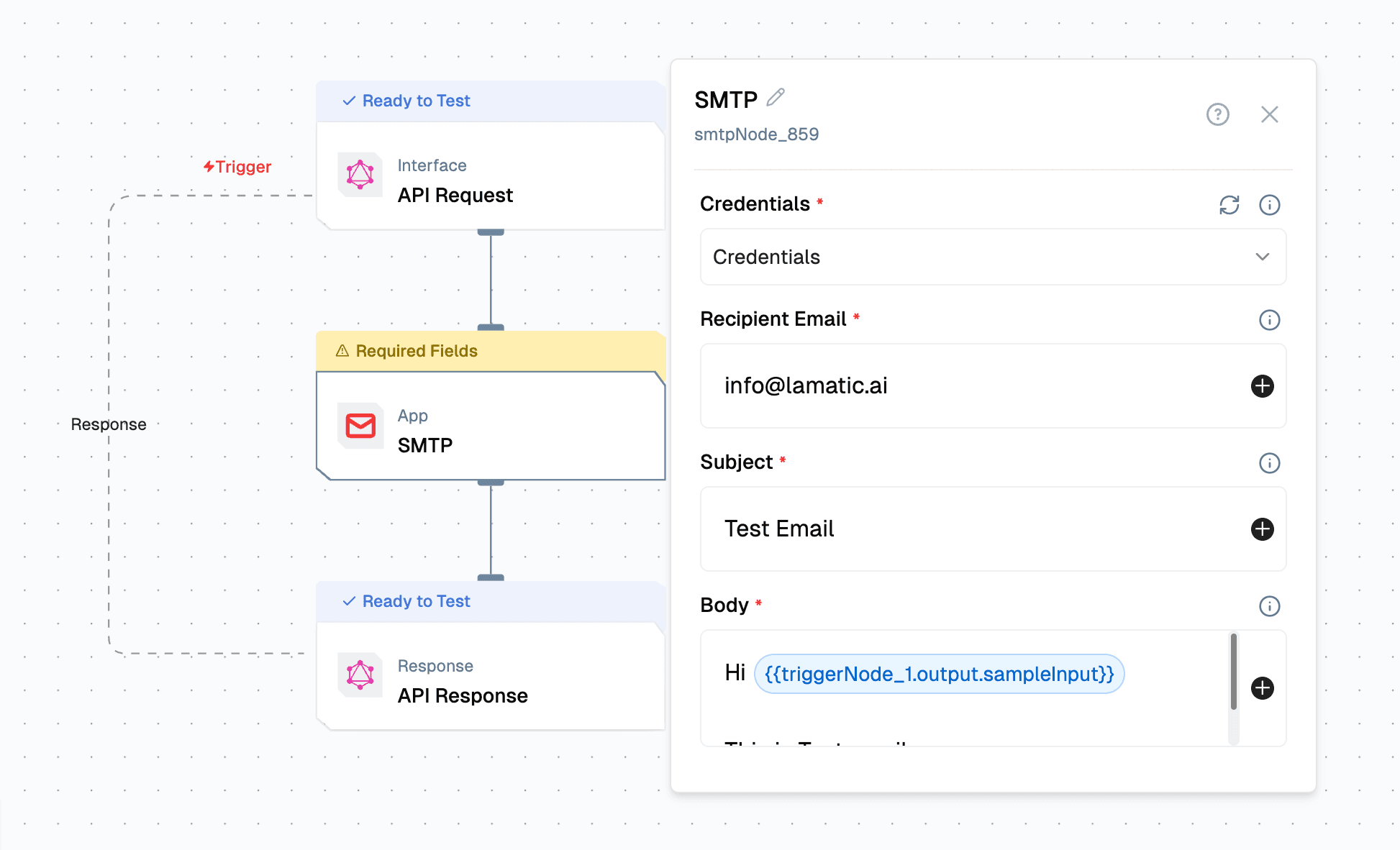 SMTP node