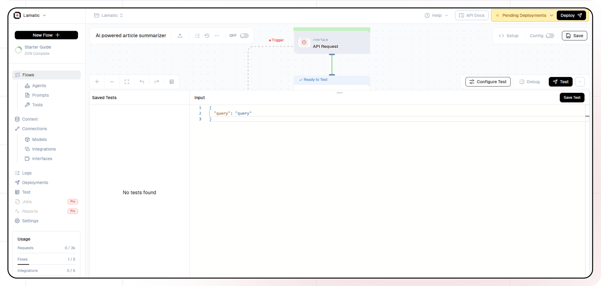 Node Text Gen Config